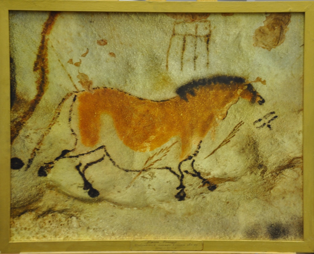 MOXM КП НВФ-269 Леже Н. Репродукция факсимильная Изображение лошади в пещере Ласко. 3500 лет до н.э._1.JPG