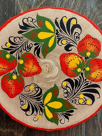 "Хохломская роспись - алых ягод россыпь"