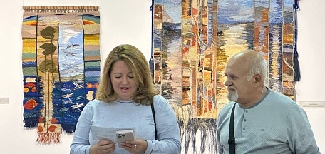 Торжественное закрытие выставки «Связаны одной нитью. Гобелены и живопись Марины Ширяевой. Гобелены Надежды Кузьминой