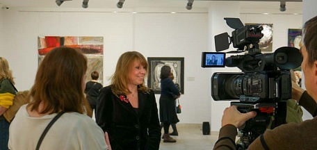 Открылась выставка художников из Санкт-Петербурга - Ивана Дьякова и Анны Векслер "Собрание сочинений. Том 35. Текстиль, эмаль".