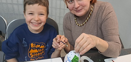 Мастер-класс по росписи елочных шаров «Новогодние узоры»