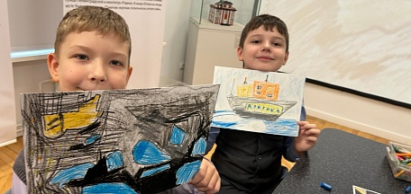 Второклассники Мурманского академической лицея нарисовали Арктику 