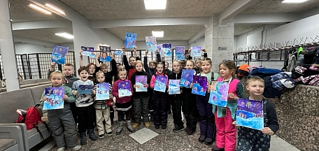 Мероприятие творческой частью в смешанной технике «Праздничный салют» для воспитанников 1 отряда детского лагеря гимназии  №10