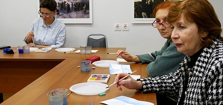 Акварельный мастер-класс для Клуба старшего поколения