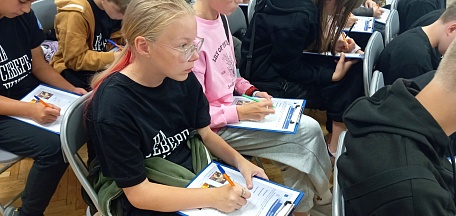 В главном здании состоялся музейный урок ко дню Гангутского сражения