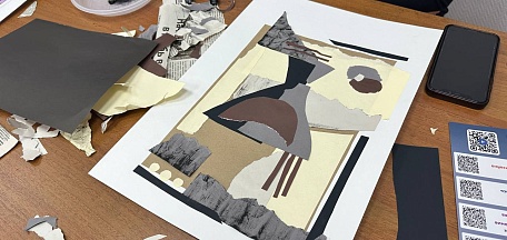 Анна Векслер провела мастер-класс «Абстрактный натюрморт» для студентов колледжа искусств