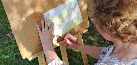 В субботу, 2 августа, состоялся очередной пленэр на свежем воздухе «Северные этюды»!