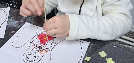 Мероприятие «Сокровища музея. Красавица матрешка» для воспитанников 6 отряда детского лагеря гимназии №10