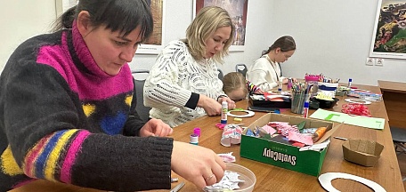 Мастер-класс «Новогодний венок»