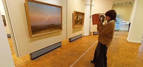 В главном здании состоялся есенинский музейный урок