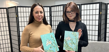 25 января состоялся мастер-класс «Хочу как Ван Гог!» 