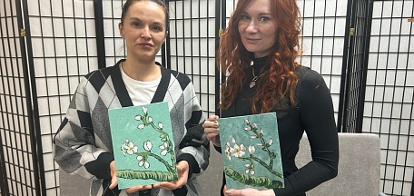 25 января состоялся мастер-класс «Хочу как Ван Гог!» 