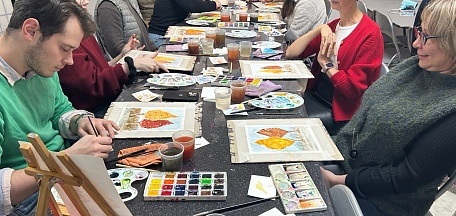 Мастер-класс «Золотой пейзаж»