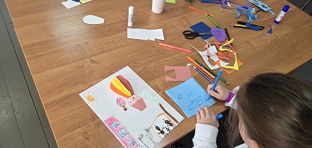 Летний лагерь отправился в путешествие на воздушном шаре!