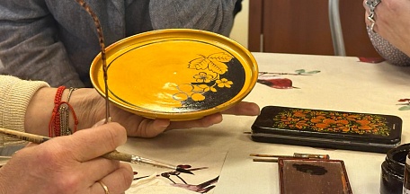 Обучающий мастер-класс по направлению «Хохломская роспись»