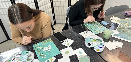 25 января состоялся мастер-класс «Хочу как Ван Гог!» 