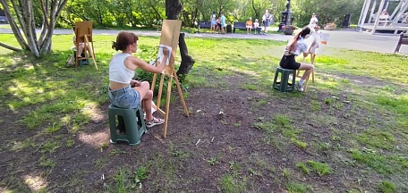 В субботу, 2 августа, состоялся очередной пленэр на свежем воздухе «Северные этюды»!