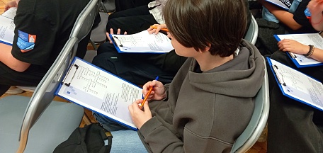 В главном здании состоялся музейный урок ко дню Гангутского сражения