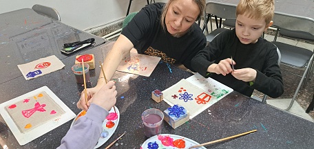 Мастер-класс «Яркие краски»