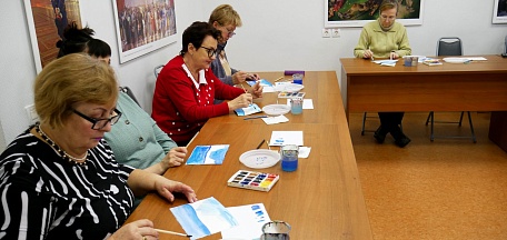 Акварельный мастер-класс для Клуба старшего поколения