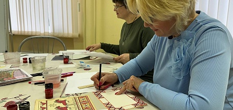 27 сентября в отделе народного искусства и ремесел состоялся День открытых дверей «Рукоделие для взрослых: знакомство с курсами Дома ремесел»