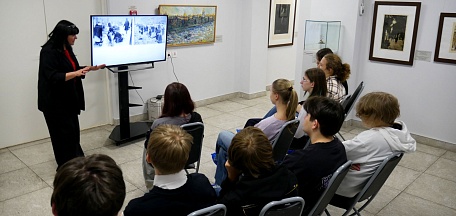 Музейный урок «Ленинграду посвящается..» посетили обучающиеся семейной школы «Галилео»