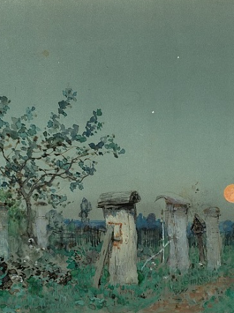 Видеопоказ «Рисунки и акварели передвижников»