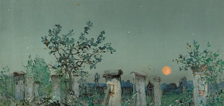 Видеопоказ «Рисунки и акварели передвижников»