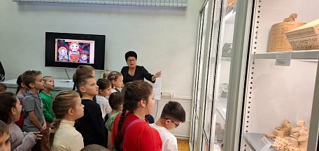 Состоялось мероприятие «Сокровища музея. Красавица матрешка»