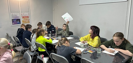 Мероприятие творческой частью в смешанной технике «Праздничный салют» для воспитанников 2 отряда детского лагеря гимназии№10