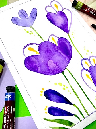 "Яркие крокусы"