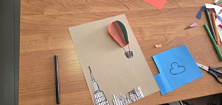 Летний лагерь отправился в путешествие на воздушном шаре!