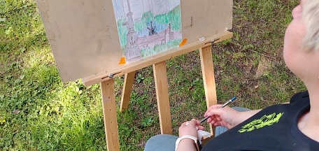 В субботу, 2 августа, состоялся очередной пленэр на свежем воздухе «Северные этюды»!