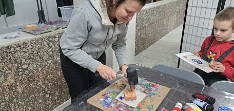 Мастер-класс «Яркие краски»