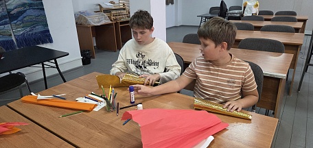 Олимпийский огонь зажжен в Доме ремесел