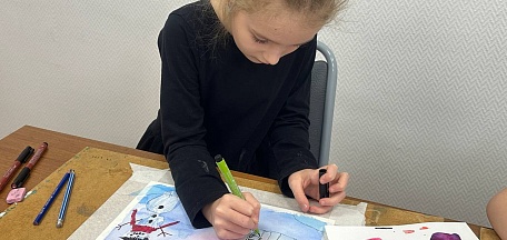 Мастер-класс «Зимний пейзаж»