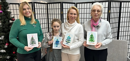 «В лесу родилась ёлочка». Мастер-класс в акварельной технике