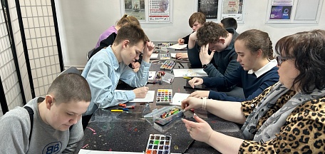 Мероприятие с творческой частью в смешанной технике «Праздничный салют»