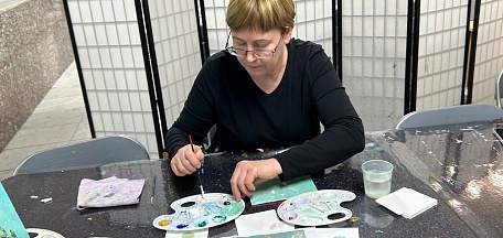 25 января состоялся мастер-класс «Хочу как Ван Гог!» 