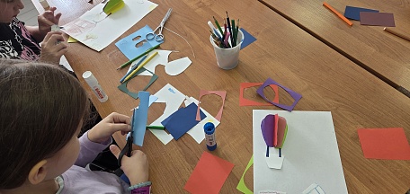 Летний лагерь отправился в путешествие на воздушном шаре!