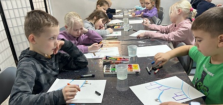 Мероприятие творческой частью в смешанной технике «Праздничный салют» для воспитанников 2 отряда детского лагеря гимназии№10