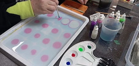 Мастер-класс «Узоры на воде»